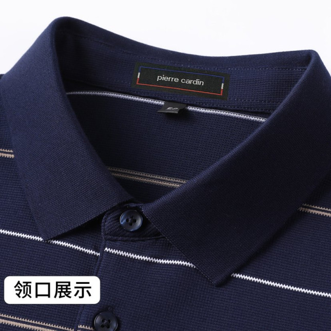 Pierre Cardin Men's Blue Striped Polo Shirt – Regular Fit PL51TSA129Z790